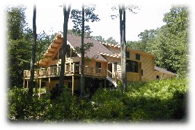 Hampton Log House, Click to enter.